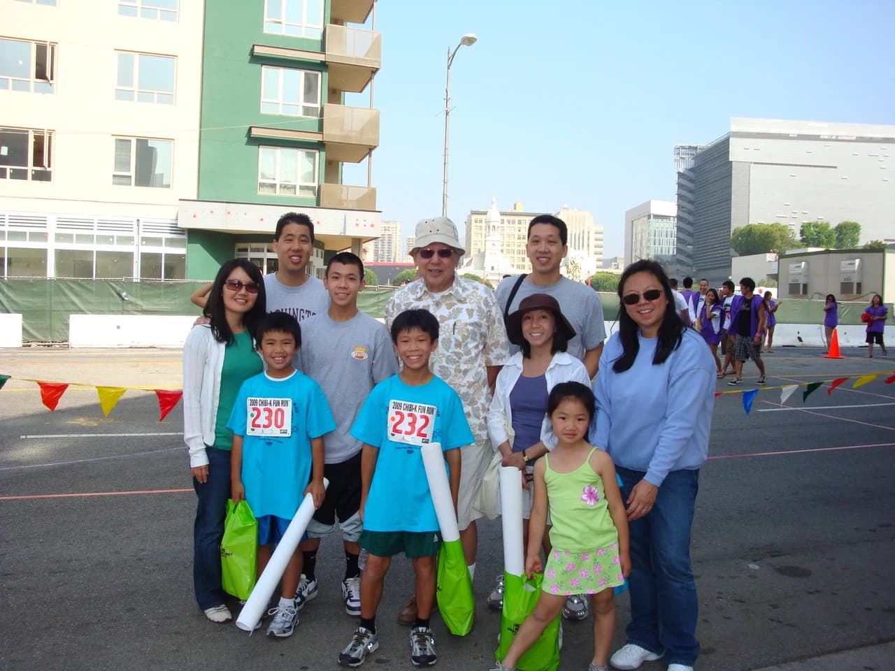 Marisa and her family together at the original Chibi-K Run.