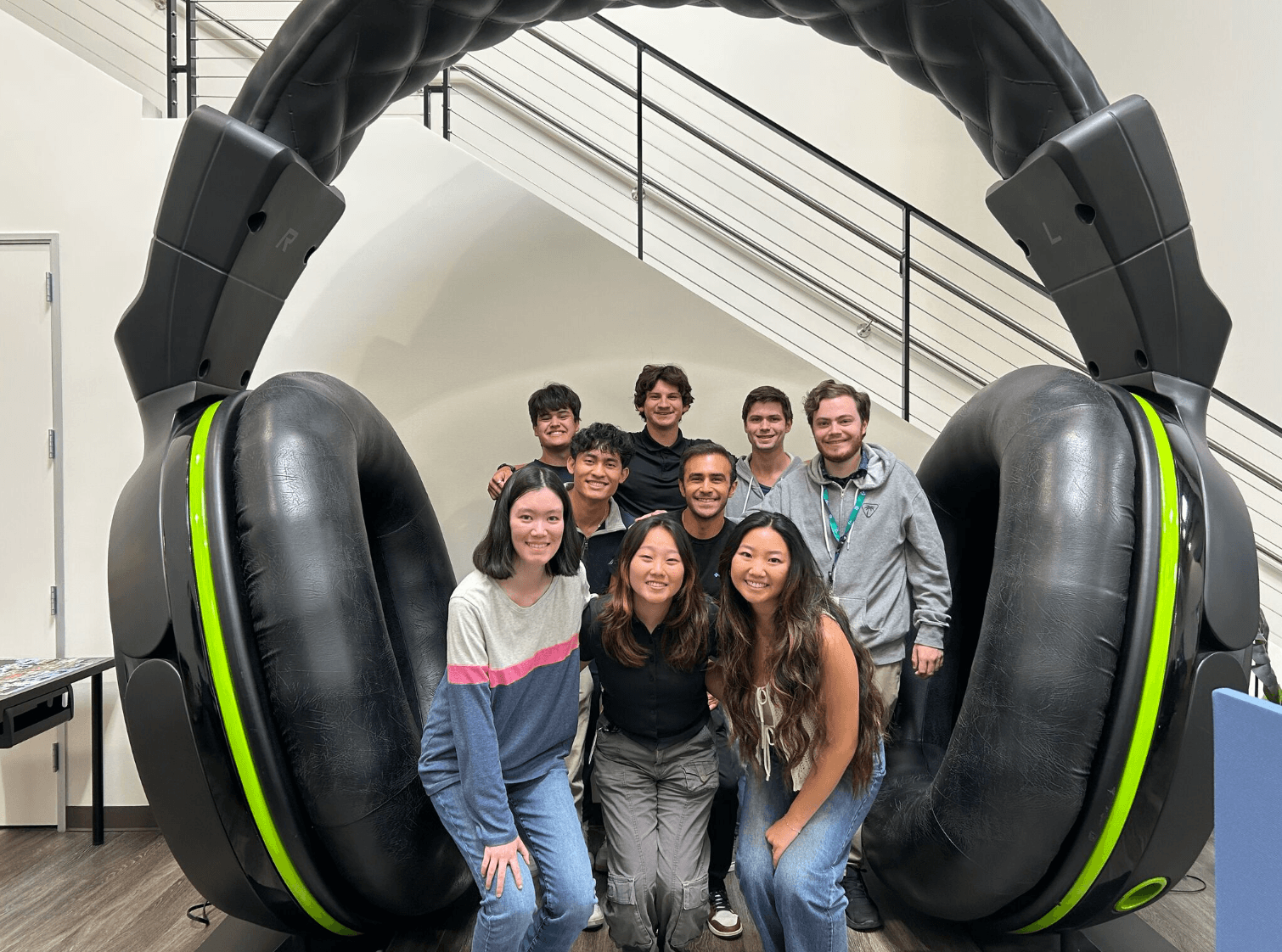 Marisa with her Turtle Beach colleagues.